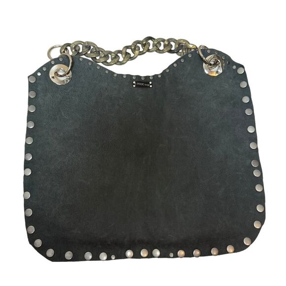 1 Hide Bags Alec Large Shoulder Bag - Picture 2 of 3